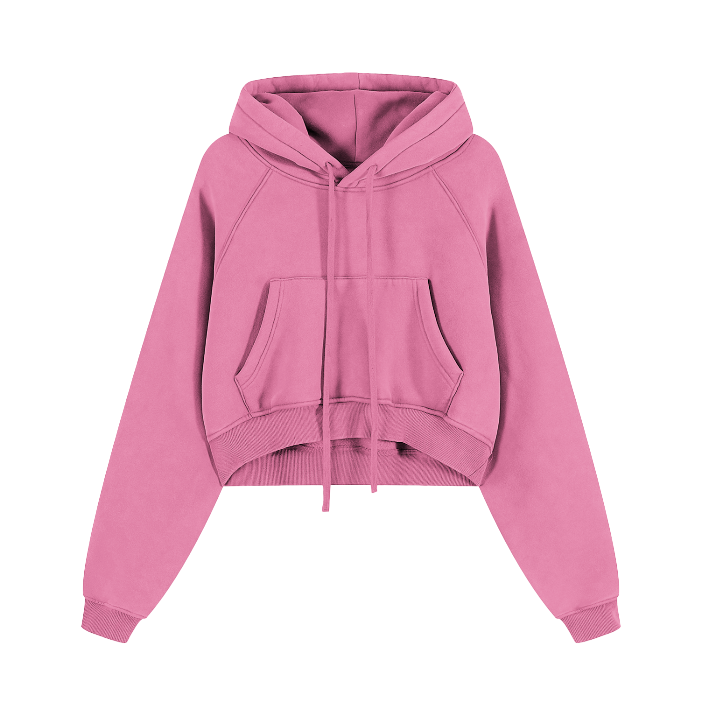 The Private Plug Snow Washed Cropped Hoodie